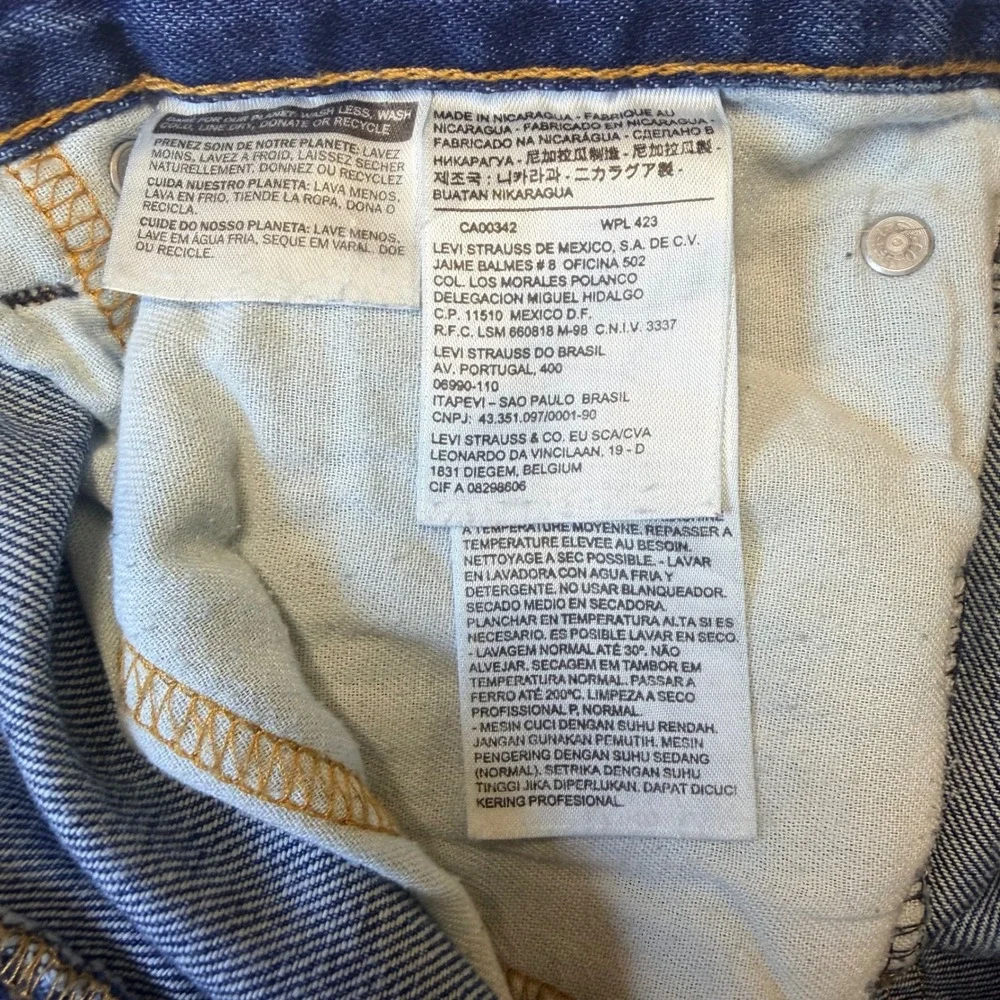 Levis 505 Regular Fit Denim Jeans Mens 36x30 Blue‎ Straight Leg Cotton Denim Y2K